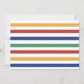 Rijden door de verjaardagsparade van Kind Kaart (Achterkant)