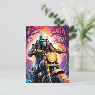 Rijden door de verwevende takken briefkaart