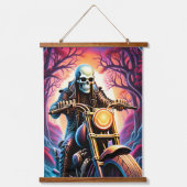 Rijden door de verwevende takken hangend wandkleed (Voorkant)