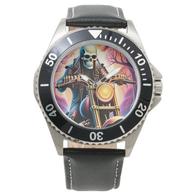 Rijden door de verwevende takken horloge (Voorkant)