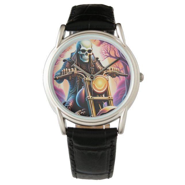 Rijden door de verwevende takken horloge (Voorkant)