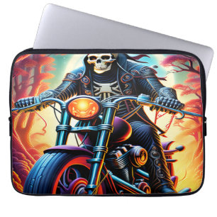 Rijden door de verwevende takken laptop sleeve