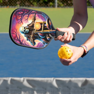 Rijden door de verwevende takken pickleball paddle