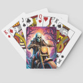 Rijden door de verwevende takken pokerkaarten (Achterkant)