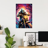 Rijden door de verwevende takken poster (Thuiskantoor)