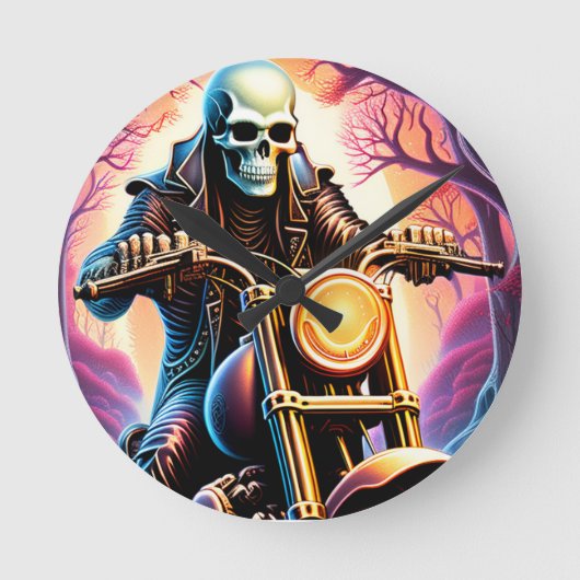 Rijden door de verwevende takken ronde klok (Voorkant)