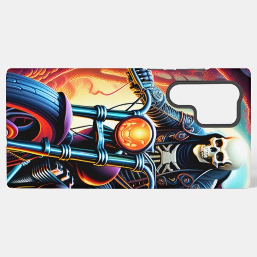 Rijden door de verwevende takken samsung galaxy hoesje (Achterkant horizontaal)