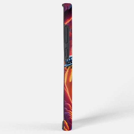 Rijden door de verwevende takken samsung galaxy hoesje (Rechterkant)