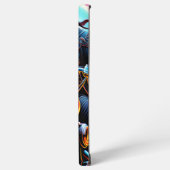 Rijden door de verwevende takken samsung galaxy hoesje (Linkerkant)