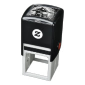 Rijden door de verwevende takken zelfinktende stempel (Product)