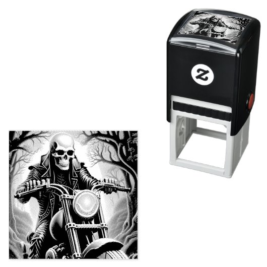 Rijden door de verwevende takken zelfinktende stempel (In situ)