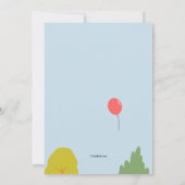 Rijden door dieren verjaardagsparade kaart (Achterkant)