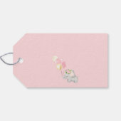 Rijden door Elephant Baby shower Dank u Label Cadeaulabel (Achterkant Horizontaal)