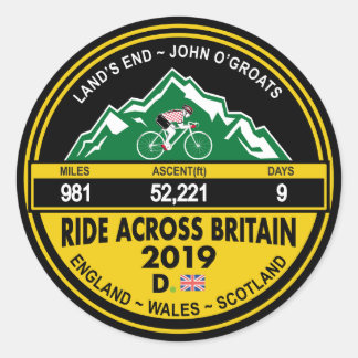 RIJDEN DOOR GROOT-BRITTANNIË 2019 CLASSIC RONDE ST STICKER