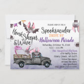 Rijden door Halloween Party Kaart (Voorkant)