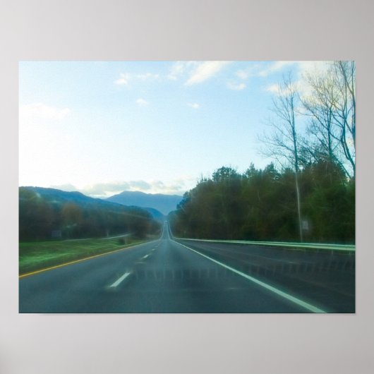 Rijden door het westen van North Carolina Poster (Voorkant)