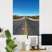 Rijden door Joshua Tree. Poster (Thuiskantoor)