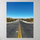 Rijden door Joshua Tree. Poster (Voorkant)