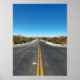 Rijden door Joshua Tree. Poster