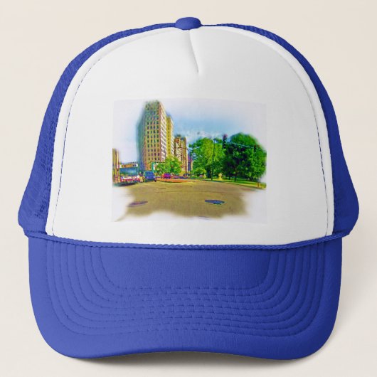 Rijden door Lincoln Avenue Trucker Pet (Voorkant)