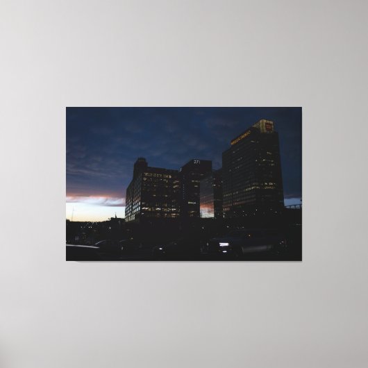 Rijden door Midtown Atlanta - Canvas Print (Voorkant)
