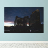 Rijden door Midtown Atlanta - Canvas Print (Insitu (Houten vloer))