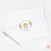 Rijden door Pumpkin Baby shower Sticker (Envelop)