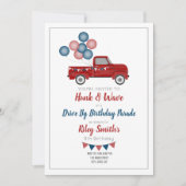 Rijden door verjaardagsfeest Social Distancing Par Kaart (Voorkant)