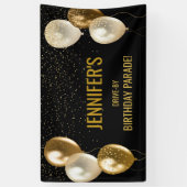 Rijden door Verjaardagsfeestparade Spandoek (Verticaal)