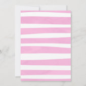 Rijden door Verjaardagsparade Party Roze Rijden do Kaart (Achterkant)