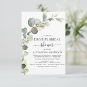 Rijden door Vrijgezellenfeest Greenery Eucalyptus Kaart (Staand voorkant)