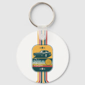 Rijden een klassieker sleutelhanger (Voorkant)