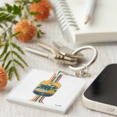 Rijden een klassieker sleutelhanger (Voorkant Rechts)