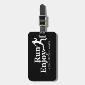 Rijden en genieten van bagagelabel (Voorkant verticaal)