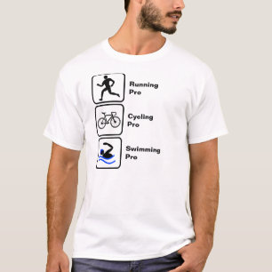 Rijden, fietsen, zwemmen t-shirt