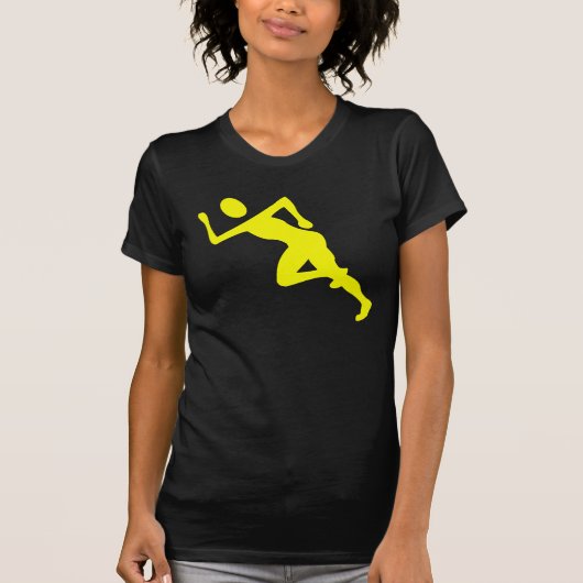 Rijden - Geel T-shirt (Voorkant)