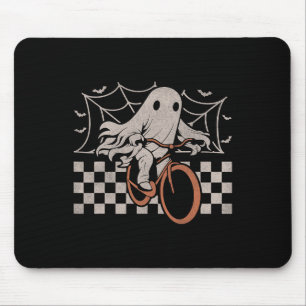 Rijden Ghost Fiets Halloween Kostuum Ghoul Biker Muismat