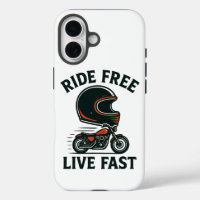 Rijden Gratis iPhone 16 Hoesje – Motorcycle Advent