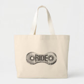 Rijden Grote Tote Bag (Voorkant)