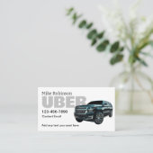 Rijden Hailing Car Service Driver Visitekaartje (Staand voorkant)