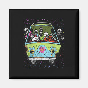 Rijden Hippie Van Halloween Kostuum Retro Botten Magneet