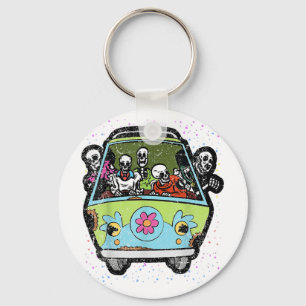 Rijden Hippie Van Halloween Kostuum Retro Botten Sleutelhanger