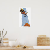 Rijden hoog! poster (Keuken)