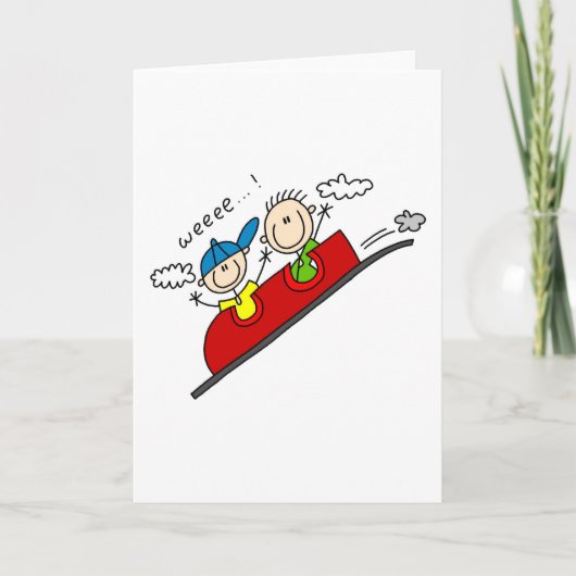 Rijden in de Rollercoaster Kaart (Voorkant)