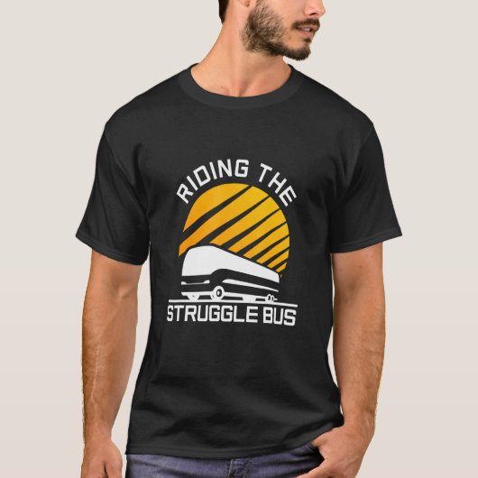 Rijden in de strijd bus t-shirt (Voorkant)