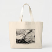 Rijden in de winter. grote tote bag (Voorkant)