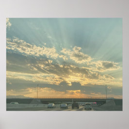 Rijden in het Licht Poster