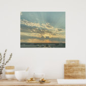 Rijden in het Licht Poster (Keuken)