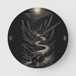 Rijden in het maanlicht ronde klok