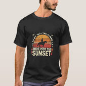 Rijden in het Sunset T-Shirt (Voorkant)